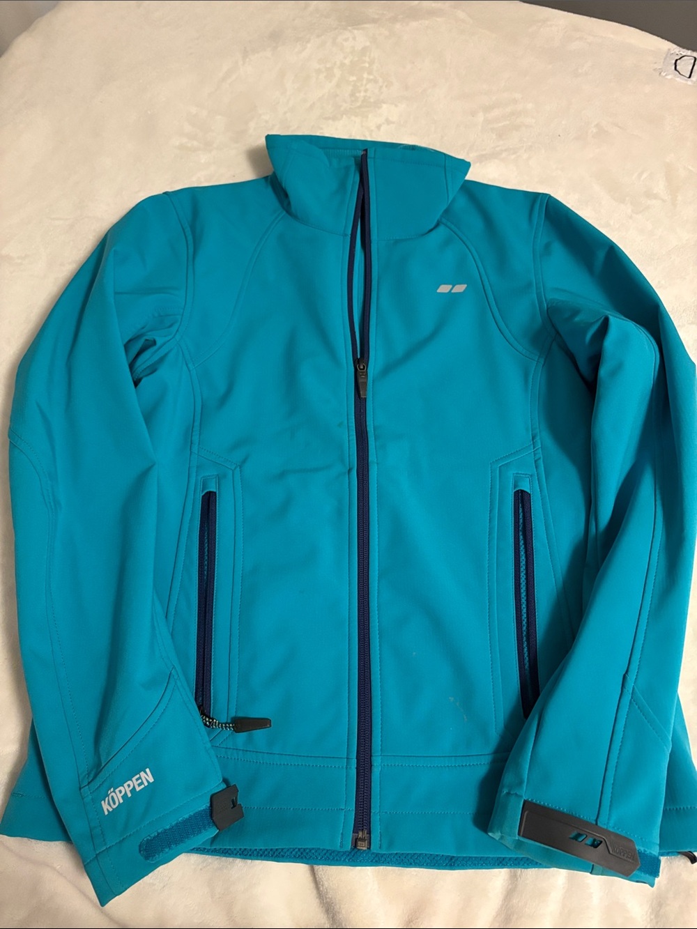 Koppen Women's Teal Ski Softshell Jacket